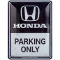 Preview: Blechschild Honda Parking 1